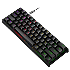 Механическая клавиатура Leaven К620 (61 клавиша, USB Type-C, Black)