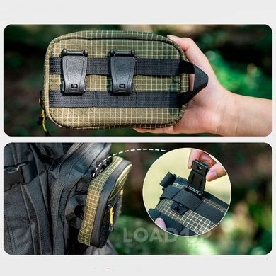 Туристичний органайзер HIKEMAN HK25SS046 (Велкро, чорний)