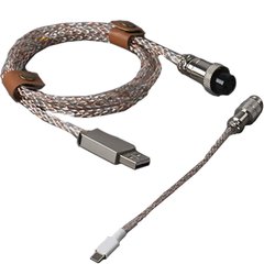 Светящийся кабель для клавиатуры Lano 20810 (USB, GX16 Aviator, коричневый)