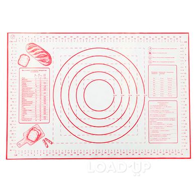 Силіконовий килимок для розкатки тіста (з лінійкою, 50х70 см)