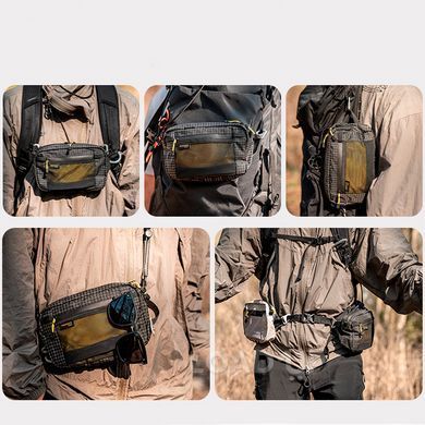 Туристична сумка-органайзер HIKEMAN HK25SS010 (Зелений, з плечовим ремінем)