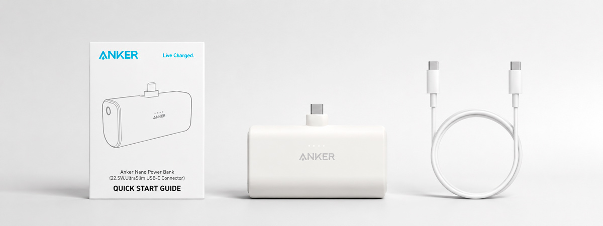 Павербанк Anker Nano A1653 22.5W - комплект