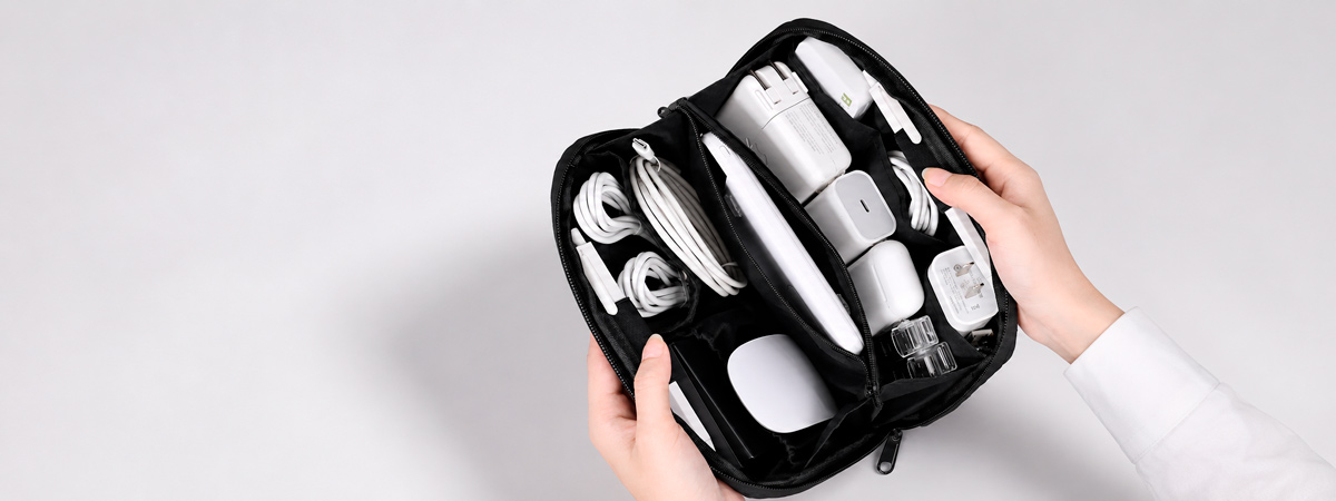 Travel pouch LT01 - органайзер для електроніки з двома рівнями організації