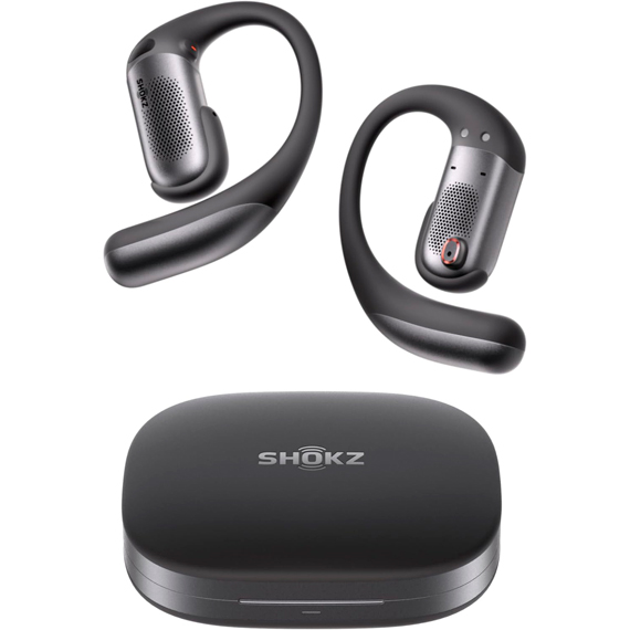 Shokz OpenFit Pro - спортивні open-ear навушники з заушною дугою та IP55