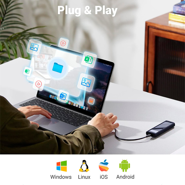 Алюминиевый корпус для SSD Ugreen CM559
