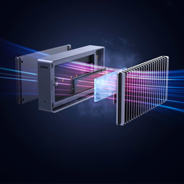 UGREEN D700 корпус SSD скорость 40Gbps USB4