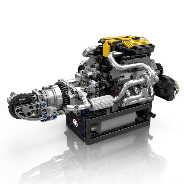 Mould King 10207 двигун PAG Supercar V8 761 деталь