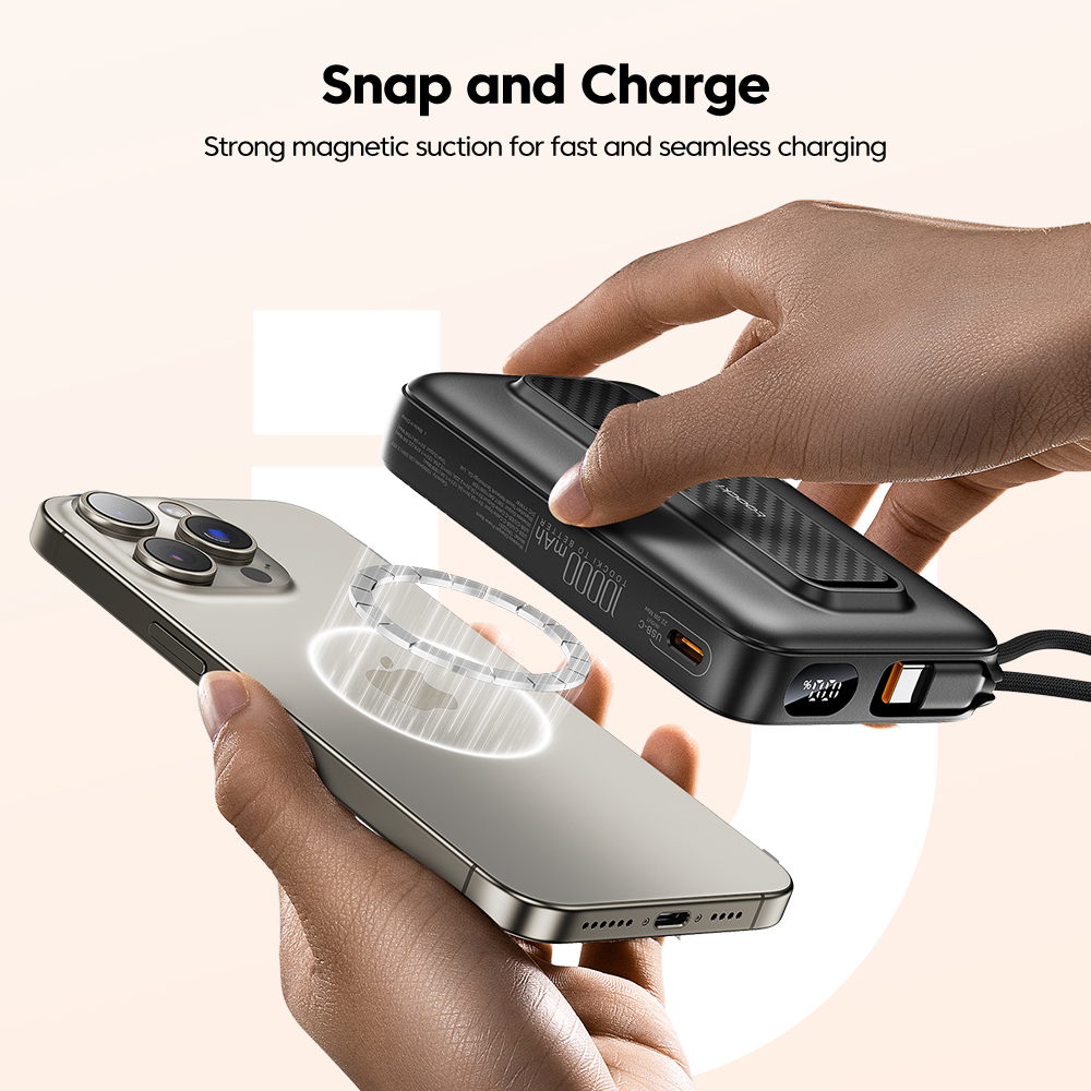 Повербанк Toocki SC01 зарядка и USB-C